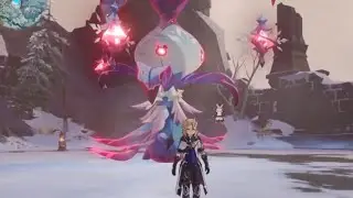 Albedo vs. Fellflower (Solo) | Genshin Impact 2.3 - Shadows Amidst Snowstorms