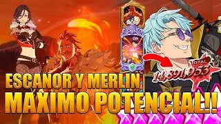 Probando el Maximo Potencial de Escanor y Merlin En Pvp Elite / The Seven Deadly Sins: Grand Cross