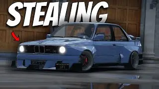 Stealing the BMW M3 E30 CONCEPT DESIGN from a Secret Garage in GTA V! 🔥