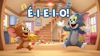 Tom & Jerry Nursery Rhyme 🐱🐭 | E-I-E-I-O Fun House Song for Kids | New Preschool Song