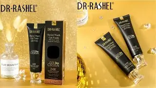 DR RASHEL 24K Gold Facial Wash Gel Foam Cream 100ml DRL1173 | Posha Pk