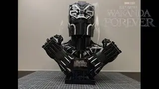 【樂高瘋豹】黑豹親自拼砌 LEGO 76215 Black Panther雕像   MV重磅登場