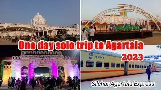 Solo in Tripura - One day Agartala tour | Agartala Railway station, Book fair 2023, Science city