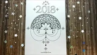 Hattifant - Mandalendar 2018 - Mandala Calendar to Color