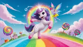 Sparkle the Unicorn's Rainbow Ride | 3D Animated Nursery Rhyme for Kids | Magic Adventure