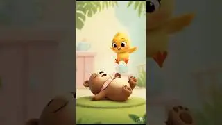 Piku Turns Bobo Into a Trampoline! 😂🐥🐻 | LoopTales #PikuAndBobo #CuteAnimation #Kawaii