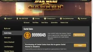 My cartel coins on SWTOR