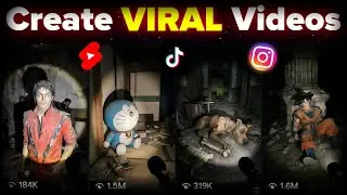 Create Viral Abandoned Movie Set AI Videos 🔦 | Torch Cartoon Trend (Gemini + Hailuo AI) 