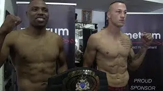 Weigh In - Chris Thompson vs Akani Phuzi II
