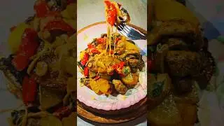 Potato & Mushroom, No meat #Vegetarian