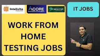 WFH Testing Jobs | Manual Testing| QA Jobs| Rd Automation Learning