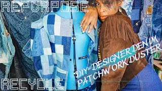 DIY Designer Denim Patchwork Duster Part One | How To Sew |