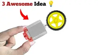 Awsome Ideas Dc Motor ll Dc Motor Hacks ll School Project 