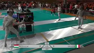 Plovdiv World Cup 2025 SMS - L64 - Mirko Petrucz HUN v Michele Gallo ITA