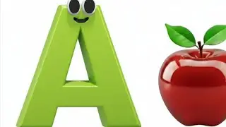 Phonics Song 2 with TWO Words in 3D| A for Airplane|ABC Alphabet Song| New 3D Learning Video 00288