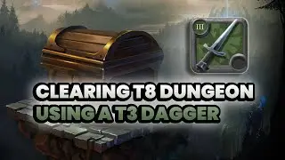 KILLING THE T8 BOSS USING T3 DAGGER ONLY! SOLO DUNGEON