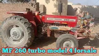 MF 260 turbo tractor madel 4 forsale price in Pakistan detail review by / Hassan tractor