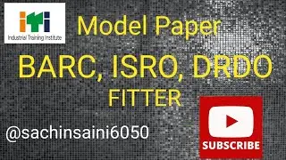 Barc, Isro,Drdo fitter previous year question paper 2023💯💯🥰😍
