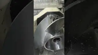 SYU320 SYNE CNC  Machine Center 5axis RTCP on turbine #SYNECNC #DistributorNetwork #CNCsolutions