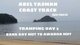 ABEL TASMAN COAST TRACK||BARK BAY HUT TO AWAROA HUT||DAY3 TRAMPING||TJVNZ