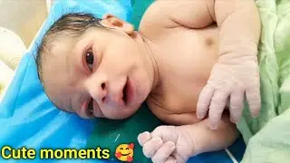 Tiny Hands & Curious Eyes Moment 👶✨!#viralvideo 