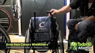 Tadpole Adaptive: Colours Saber Jr. Pediatric Wheelchair