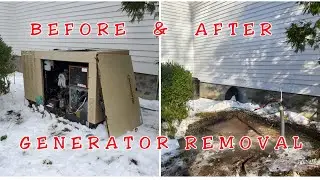 GENERATOR DISASSEMBLY AND REMOVAL