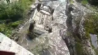 rally Vyborg 2015 the fall from the bridge into the river ( ралли Выборг 2015)