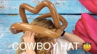 2 Balloon Cowboy Hat