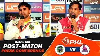 PKL 12 M 108 | Patna Pirates vs Jaipur Pink Panthers | Press Conference ft. Ayan & Meetu
