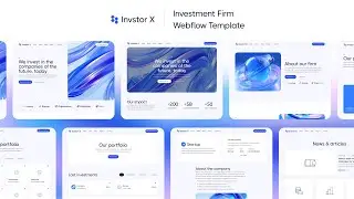 Invstor X - Investors Webflow Template | BRIX Templates