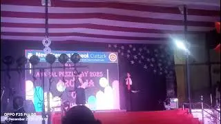 Reet's anchoring @newstewartschoolcuttack676 