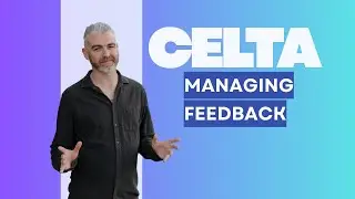 CELTA & TEFL День 15: Управление классом 2: Работа с обратной связью