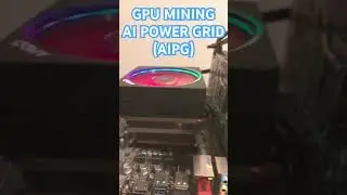 Just Started GPU Mining AI Power Grid (AIPG) #gpumining