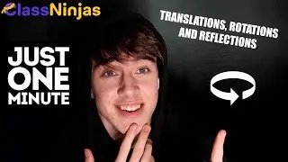 WHAT ARE TRANSLATIONS, ROTATIONS & REFLECTIONS? | *1 minute maths*