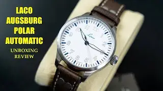 Laco Pilot Augsburg Polar 39 Limited Edition Automatic 862183 Watch | Review Valjoux Relogios