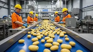How They Turn Potatoes Into INSANE Chips! 