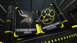 Varsity Boys Basketball: Pittsford-Mendon Vikings @ HF-L Cougars