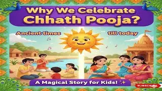 Why We Celebrate Chhath Puja? Indian Festival Explained Chhath Puja Story for Kids #chhathpuja 