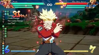DBFZ | ToD | Trunks, T.Gohan, and Tien | 11,071 damage | Sparking | Corner | 7 Bar