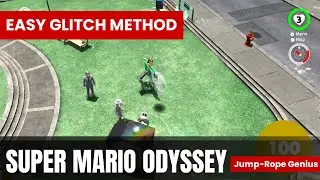 Jump Rope Genius - Easy Glitch Method -  Super Mario Odyssey (2025)