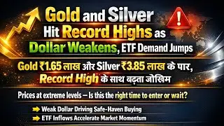 Silver 6 लाख का संकेत? Gold-Silver Record High, Dollar Weak, Fed संकेत, MCX उछाल, ETFs&mdash;Buy या Risk?