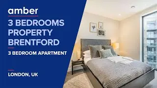 Room Tour | 3 Bedrooms Property Brentford, London | Student Accommodation in UK | amber