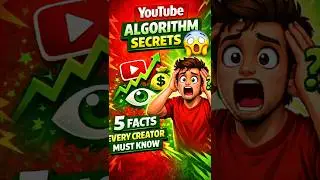 YouTube Algorithm Secrets 😱 | 5 Facts Every Creator Must Know #contentcreator