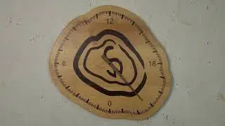 Custom 24-Hour Clock With Logo Inlay - Complete