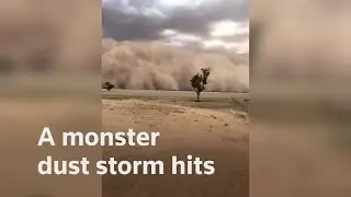 Monster dust and hail storms hit Australia