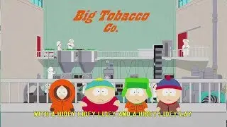 ♪ The cigarette Song ♪ lyrics karaoke - South Park - Butt Out