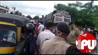 Trinamool Blocked CM Biplab Deb's Convoy : CM took U-Turn ! Escaped !!!