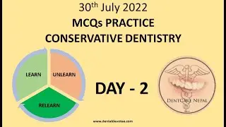 Day 2 - Daily Dental MCQs - Conservative Dentistry MCQs