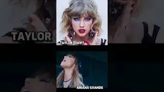 Taylor swift vs Ariana grande vocal battle #shorts